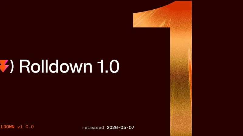 高速バンドラーRolldown、ついに1.0へ