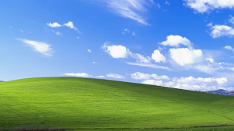 Windows XP デフォルト壁紙「Bliss」の舞台裏