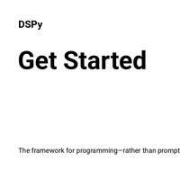 DSPy：AIプログラミングのための高レベル言語