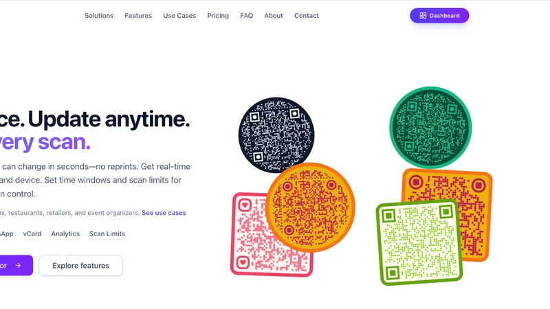 チーム向け動的QRコードプラットフォーム「GigaQR」