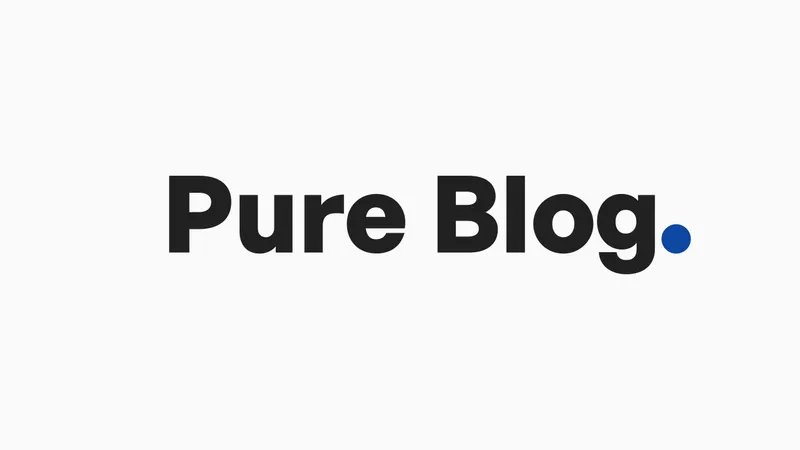 Pure Blogを使用したブログのデプロイメント手法