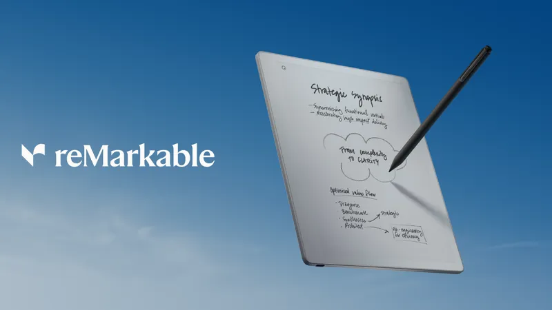 reMarkable Paper Pure：デジタルペンタブレットで思考に集中