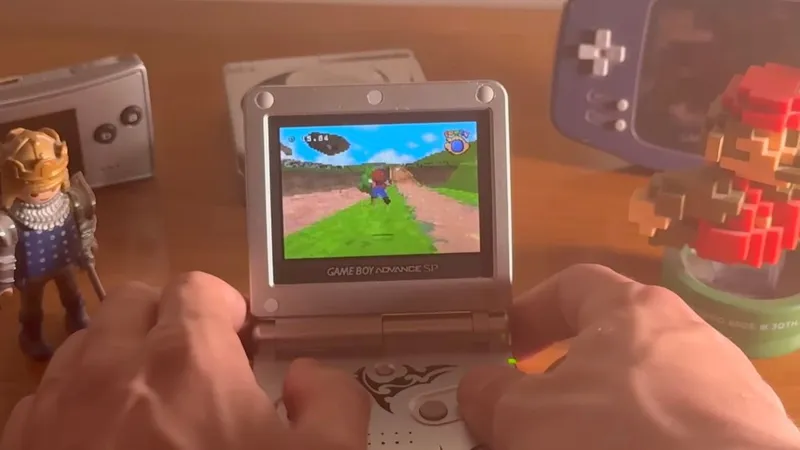 スーパーマリオ64、GBAでプレイ可能に