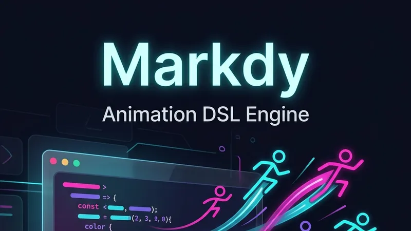 Markdy: 開発者向けのオープンソースアニメーション DSL エンジン
