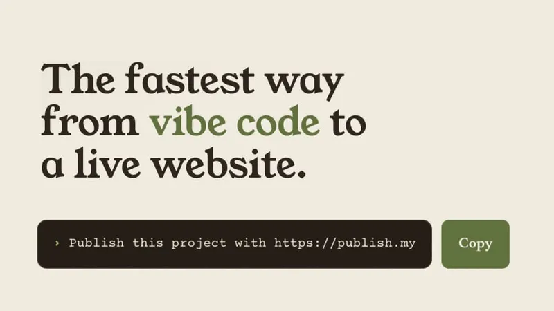 Webサイトを1ステップで公開