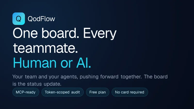 AI-Native Kanban Board for Humans and AI Agents